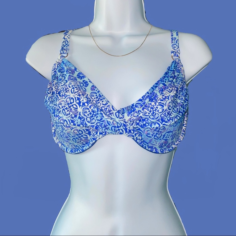 Ocean blue bikini top